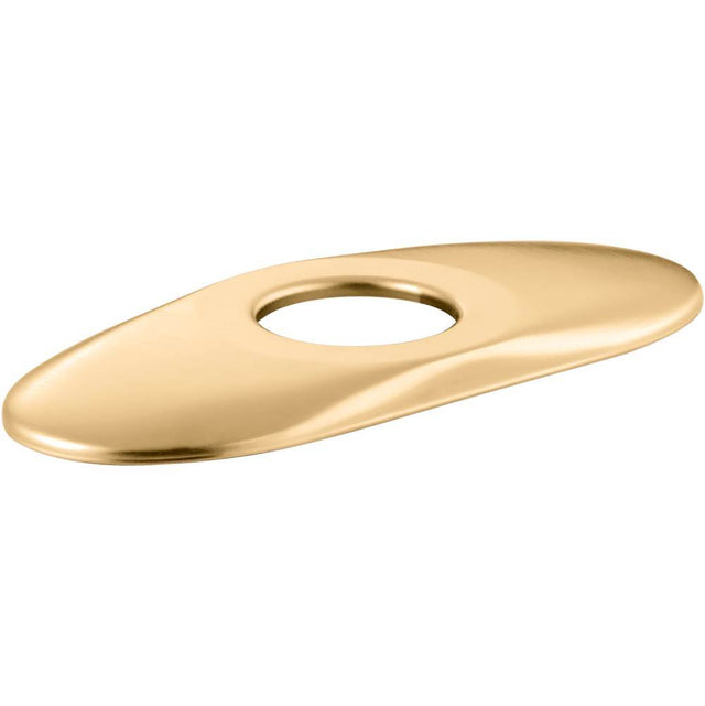 Kohler - Escutcheon plate, 6'' - Vibrant Brushed Moderne Brass