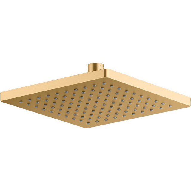 Kohler - Honesty 8'' single-function rainhead, 1.75 gpm - Vibrant Brushed Moderne Brass