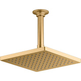 Kohler - Honesty 8'' single-function rainhead, 2.5 gpm - Vibrant Brushed Moderne Brass