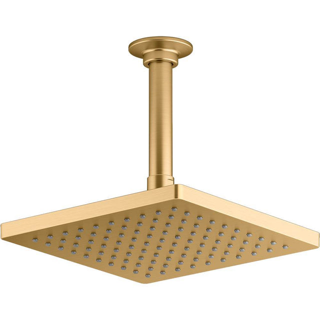 Kohler - Honesty 8'' single-function rainhead, 2.5 gpm - Vibrant Brushed Moderne Brass