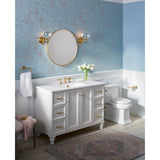 Essential 28'' round framed mirror