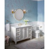 Essential 28'' round framed mirror