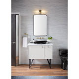 Essential 22'' x 34'' rectangular framed mirror