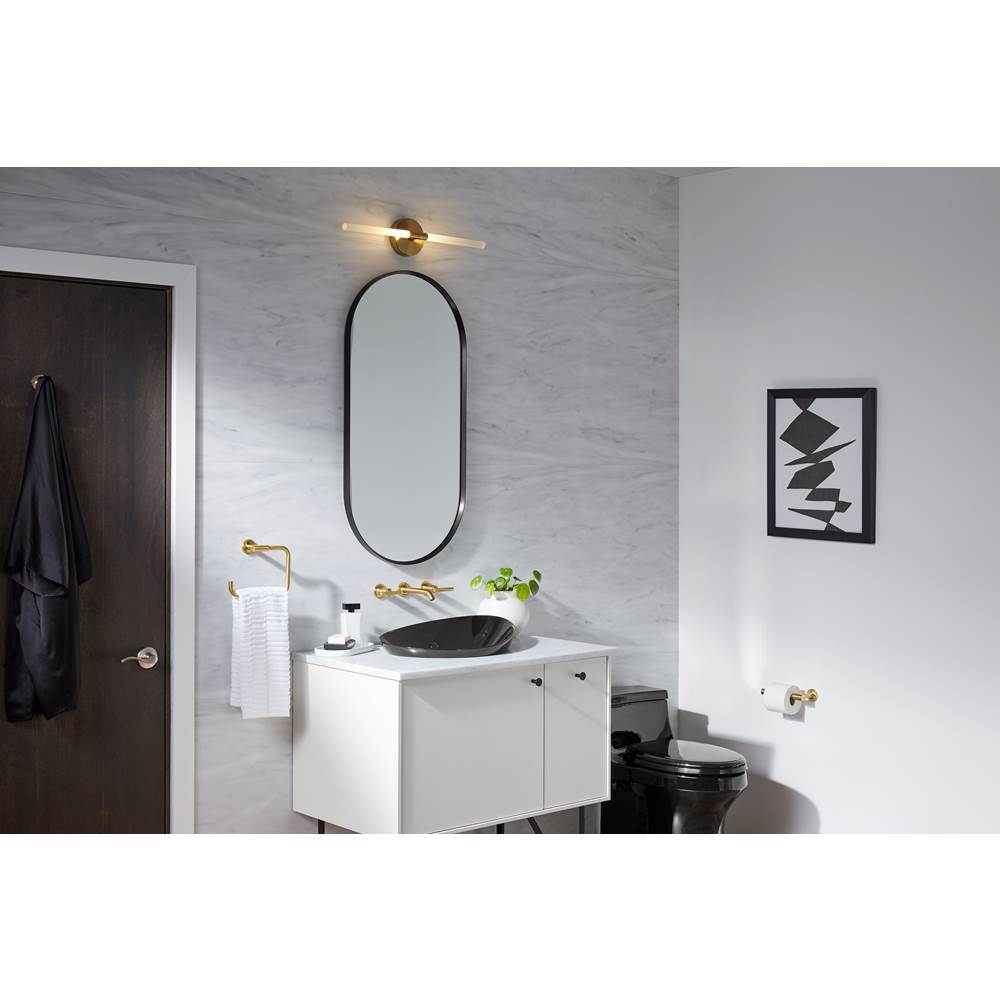 Essential 20'' x 40'' capsule framed mirror