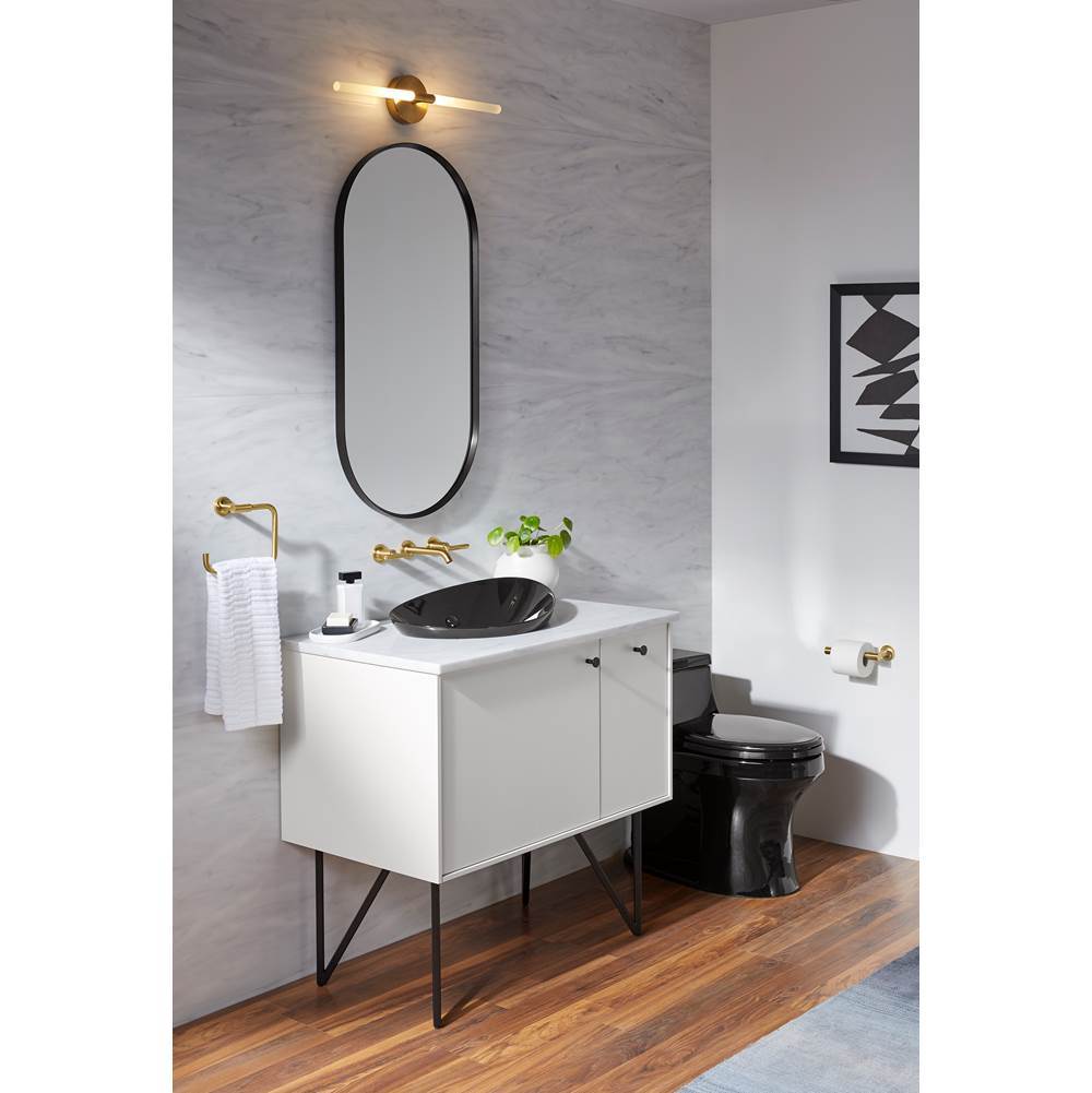 Essential 20'' x 40'' capsule framed mirror