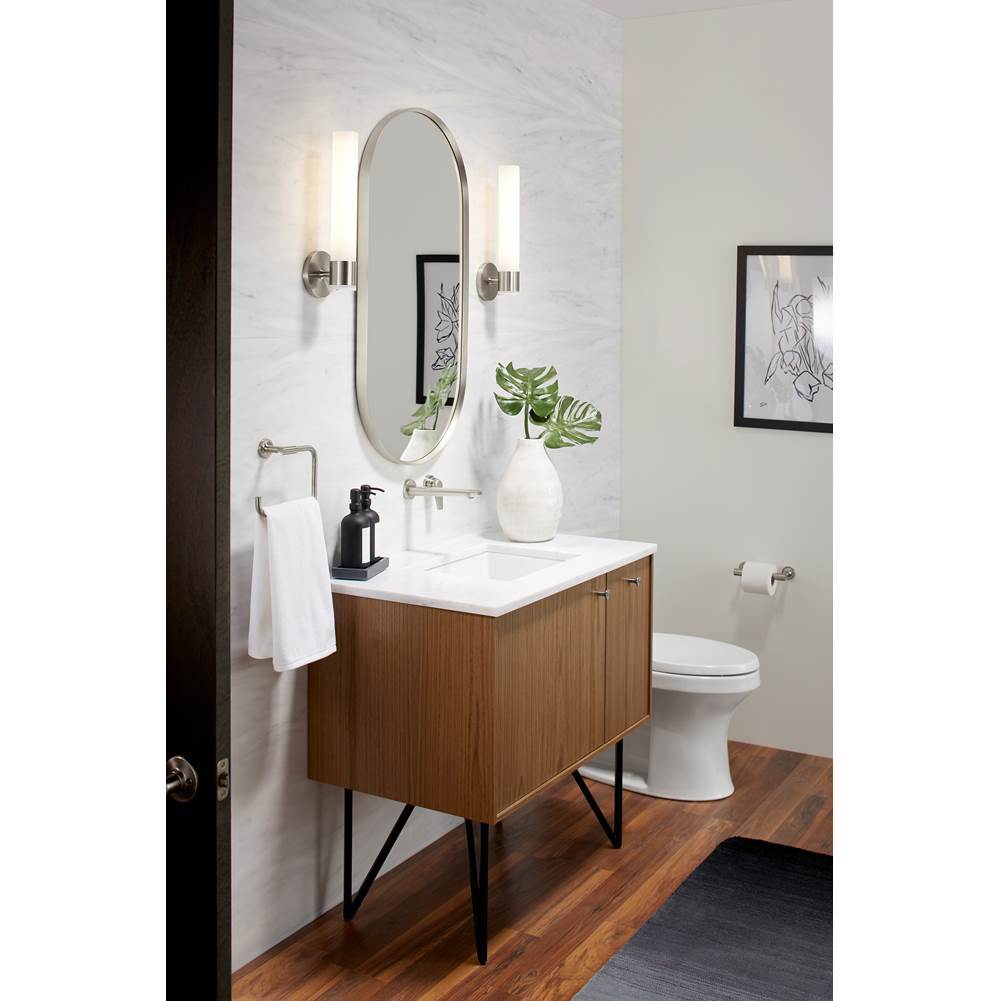 Essential 20'' x 40'' capsule framed mirror