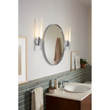 Essential 28'' round framed mirror