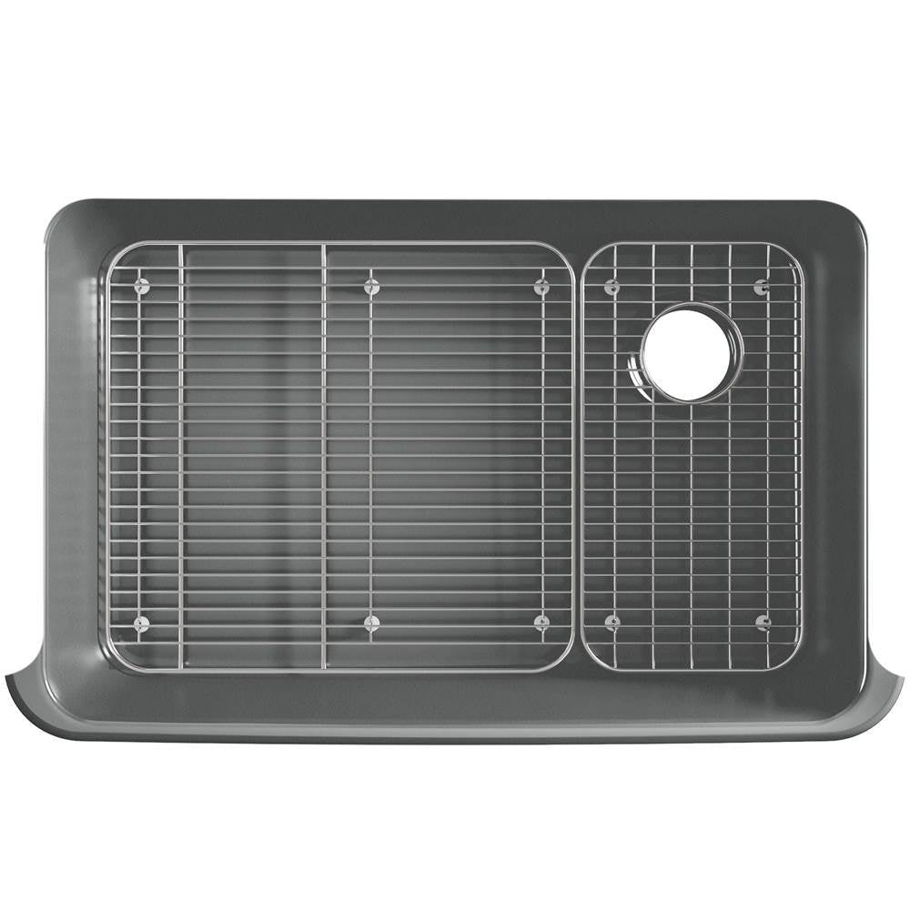 Ironridge 34'' undermount single-bowl farmhouse kitchen sink