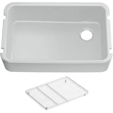 Kohler - Ironridge 34'' undermount single-bowl farmhouse kitchen sink - Ice Grey
