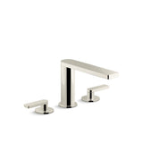 Kohler - Composed Deck-mount bath faucet with lever handles - Vibrant Polished Nickel