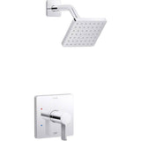 Kohler - Parallel Rite-Temp shower trim kit, 2.5 gpm - Polished Chrome