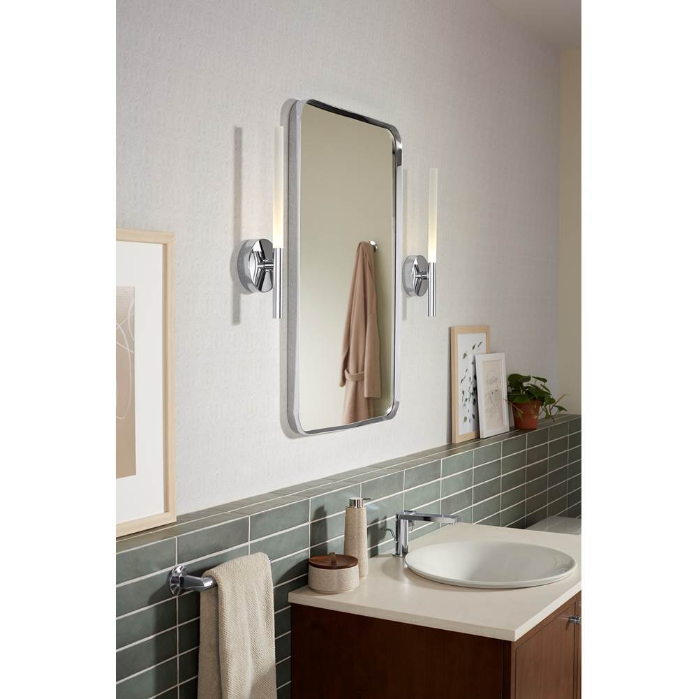 Essential 22'' x 34'' rectangular framed mirror