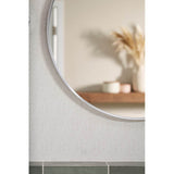 Essential 28'' round framed mirror