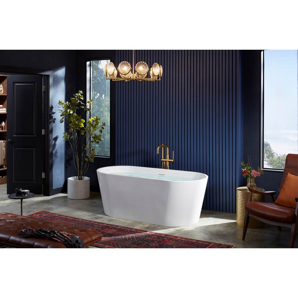 Evok 66'' x 30'' freestanding bath