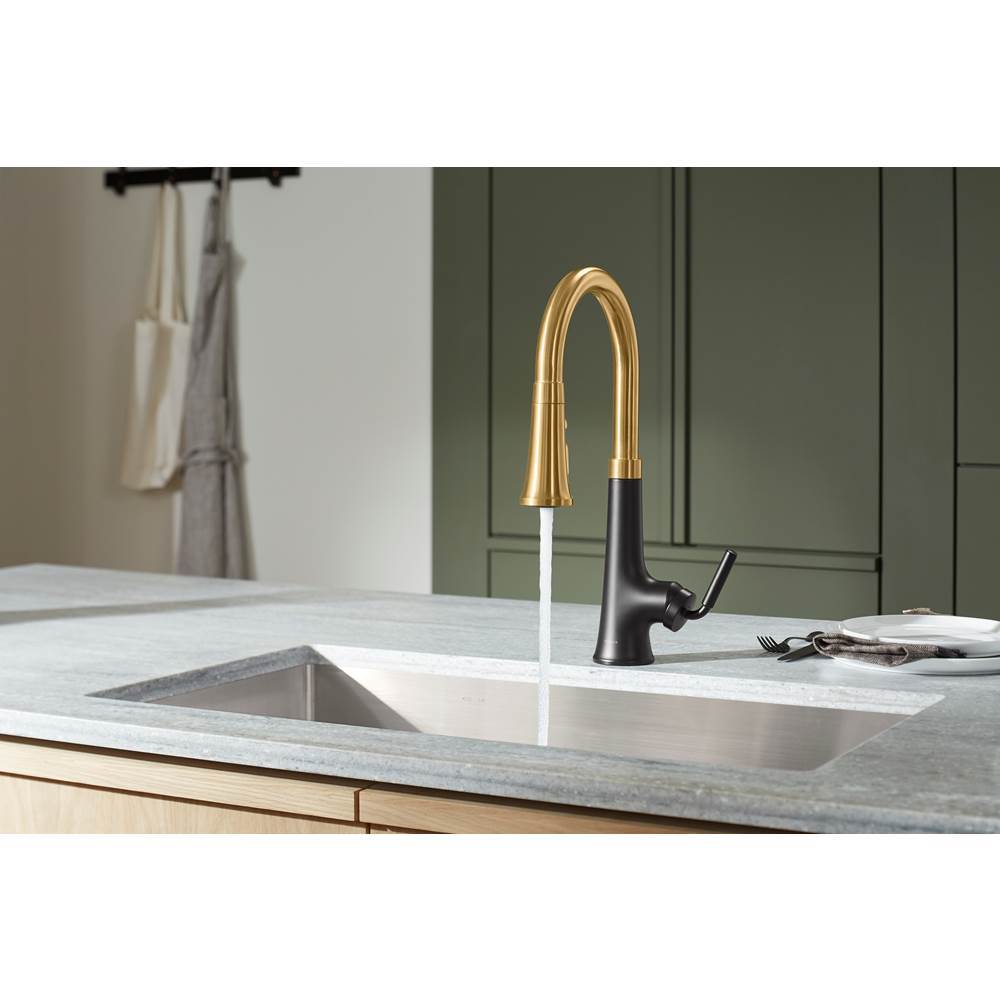 ToneE Touchless pull-down kitchen sink faucet with KOHLER Konnect