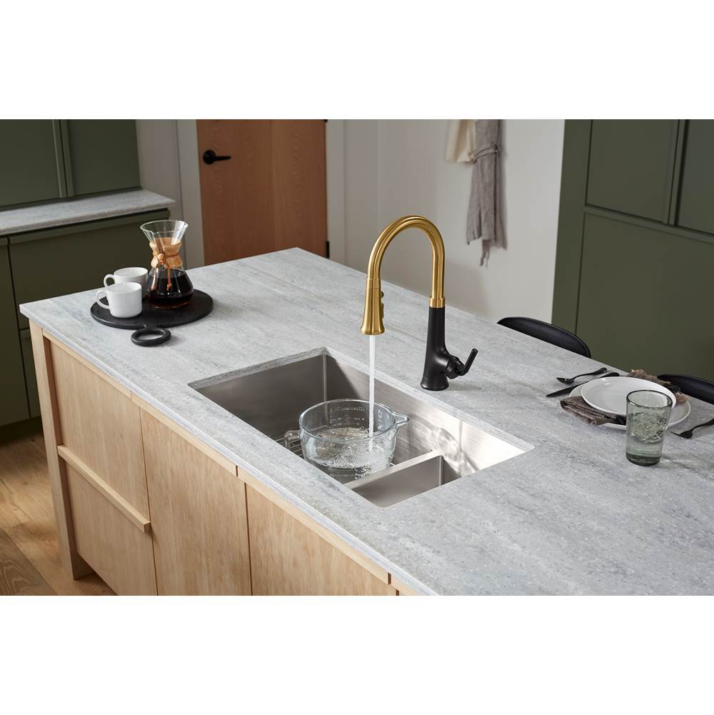 ToneE Touchless pull-down kitchen sink faucet with KOHLER Konnect