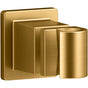 Kohler - Awaken Adjustable wall holder - Vibrant Brushed Moderne Brass