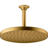 Kohler - Awaken 10'' single-function rainhead, 1.75 gpm - Vibrant Brushed Moderne Brass