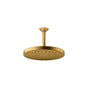 Kohler - Awaken 10'' single-function rainhead, 2.5 gpm - Vibrant Brushed Moderne Brass