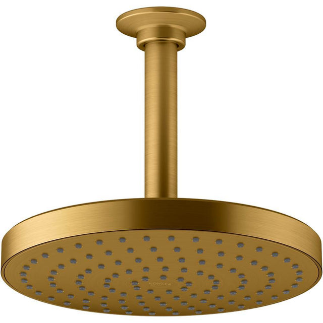 Kohler - Awaken 8'' single-function rainhead, 1.75 gpm - Vibrant Brushed Moderne Brass