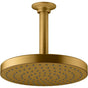 Kohler - Awaken 8'' single-function rainhead, 1.75 gpm - Vibrant Brushed Moderne Brass