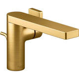 Kohler - Composed Single-handle bathroom sink faucet with Lever handle, 1.2 gpm - Vibrant Brushed Moderne Brass