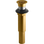 Kohler - Decorative grid drain without overflow - Vibrant Brushed Moderne Brass