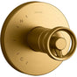 Kohler - Components Rite-Temp valve trim with Industrial handle - Vibrant Brushed Moderne Brass