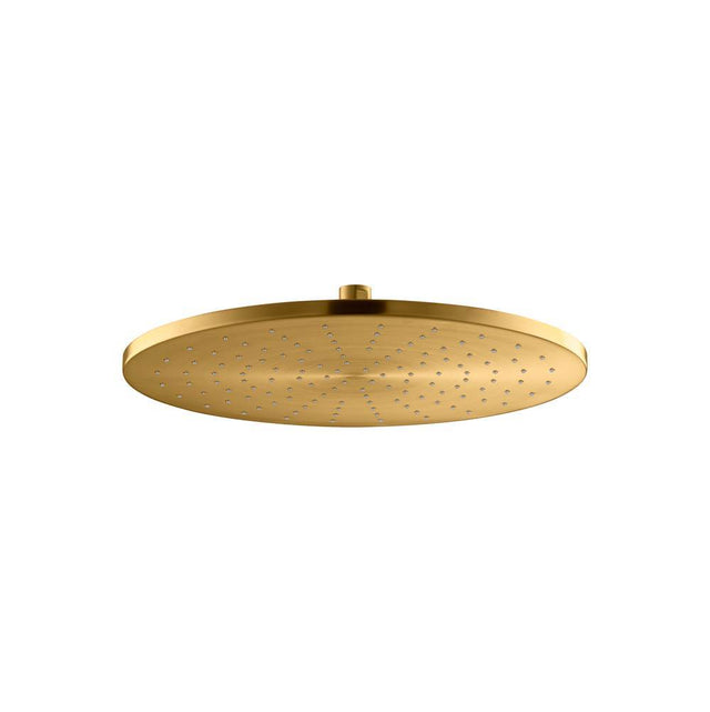 Kohler - Contemporary Round 14- single-function rainhead, 2.5 gpm - Vibrant Brushed Moderne Brass