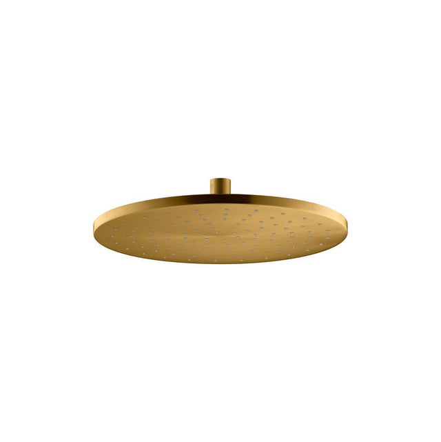 Kohler - Contemporary Round 12'' single-function rainhead, 2.5 gpm - Vibrant Brushed Moderne Brass