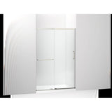 Kohler - Elate Sliding shower door, 70-1/2'' H x 44-1/4 - 47-5/8'' W, with 1/4'' thick Crystal Clear glass - Matte Nickel
