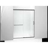 Kohler - Elate Tall 75-1/2'' H sliding shower door with 5/16''-thick glass - Matte Black