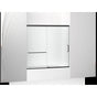 Kohler - Elate Sliding bath door, 56-3/4'' H x 56-1/4 - 59-5/8'' W, with 1/4'' thick Frosted glass - Matte Black