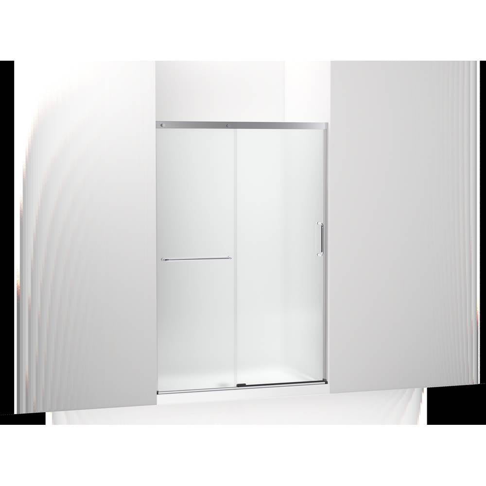 Kohler - Elate Sliding shower door, 70-1/2'' H x 44-1/4 - 47-5/8'' W, with 1/4'' thick Frosted glass - Bright Silver
