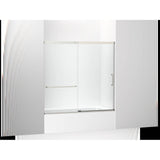 Kohler - Elate 56-3/4'' H sliding bath door with 1/4''-thick glass - Matte Nickel
