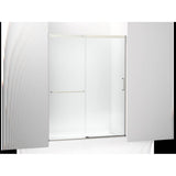 Kohler - Elate Tall 75-1/2'' H sliding shower door with 5/16''-thick glass - Matte Nickel