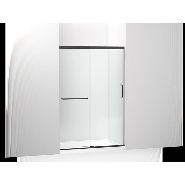 Kohler - Elate Sliding shower door, 70-1/2'' H x 44-1/4 - 47-5/8'' W, with 1/4'' thick Crystal Clear glass - Matte Black