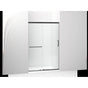 Kohler - Elate Sliding shower door, 70-1/2'' H x 44-1/4 - 47-5/8'' W, with 1/4'' thick Crystal Clear glass - Matte Black