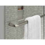 Elate Sliding shower door, 75-1/2'' H x 68-1/4 - 71-5/8'' W, with heavy 5/16'' thick Crystal Clear glass