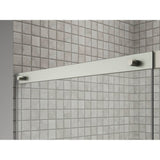 Elate Sliding shower door, 75-1/2'' H x 68-1/4 - 71-5/8'' W, with heavy 5/16'' thick Crystal Clear glass