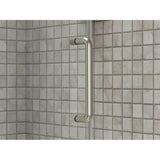 Elate Sliding shower door, 70-1/2'' H x 44-1/4 - 47-5/8'' W, with 1/4'' thick Frosted glass