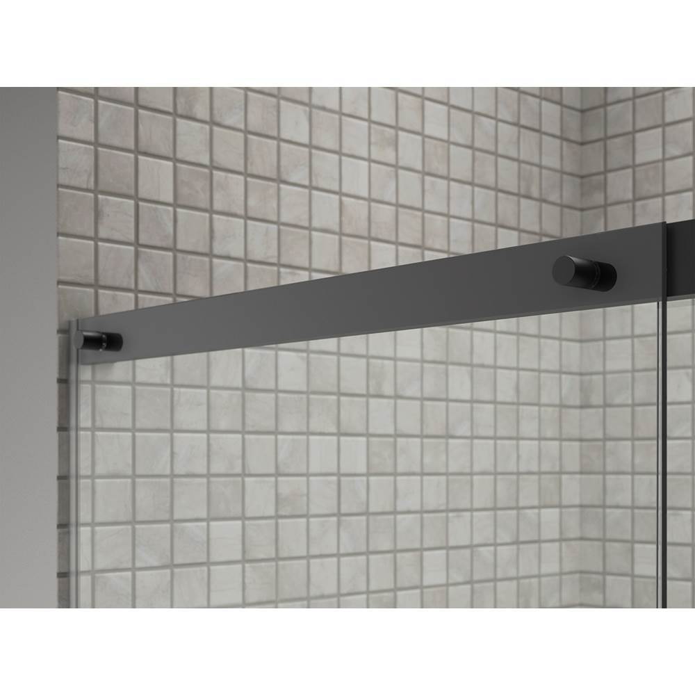 Elate Sliding shower door, 70-1/2'' H x 44-1/4 - 47-5/8'' W, with 1/4'' thick Crystal Clear glass