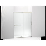 Kohler - Elate Sliding shower door, 70-1/2'' H x 50-1/4 - 53-5/8'' W, with 1/4'' thick Crystal Clear glass - Matte Nickel