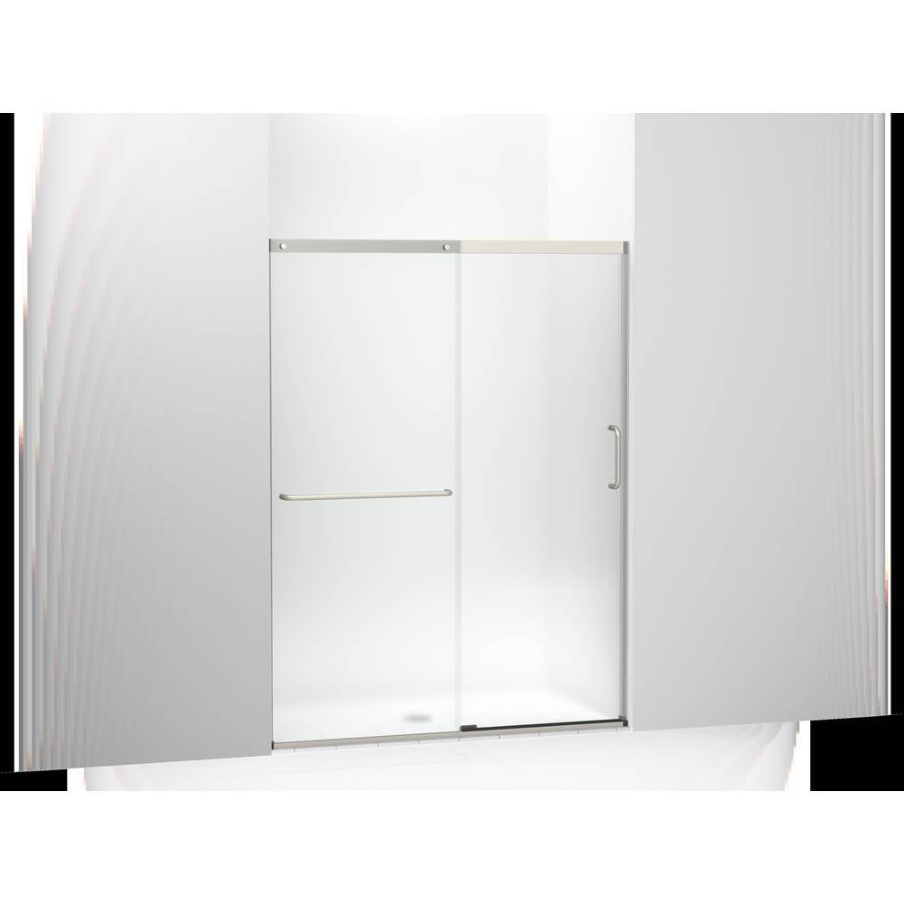 Kohler - Elate Sliding shower door, 70-1/2'' H x 50-1/4 - 53-5/8'' W, with 1/4'' thick Frosted glass - Matte Nickel