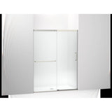 Kohler - Elate Sliding shower door, 70-1/2'' H x 50-1/4 - 53-5/8'' W, with 1/4'' thick Frosted glass - Matte Nickel