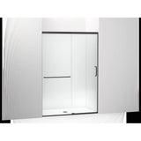 Kohler - Elate Sliding shower door, 75-1/2'' H x 50-1/4 - 53-5/8'' W, with heavy 5/16'' thick Crystal Clear glass - Matte Black