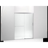 Kohler - Elate Sliding shower door, 70-1/2'' H x 50-1/4 - 53-5/8'' W, with 1/4'' thick Frosted glass - Bright Silver