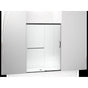 Kohler - Elate Sliding shower door, 70-1/2'' H x 50-1/4 - 53-5/8'' W, with 1/4'' thick Crystal Clear glass - Matte Black