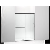 Kohler - Elate Sliding shower door, 70-1/2'' H x 50-1/4 - 53-5/8'' W, with 1/4'' thick Frosted glass - Matte Black