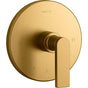 Kohler - Composed MasterShower temperature control valve trim with lever handle - Vibrant Brushed Moderne Brass